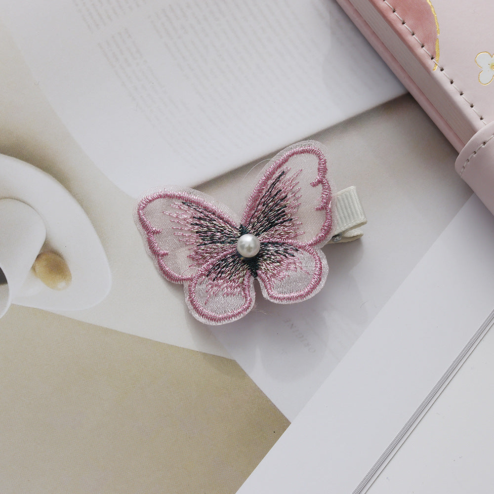 Wholesale girls side clip cute duckbill clip headdress super fairy girl bangs clip hair clip